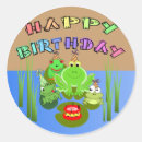 Search for frog stickers Birthday