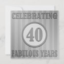 Search for humorous 40th birthday invitations Vintage
