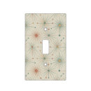 Search for 1950s light switch covers Atomic era
