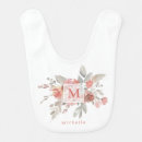 Search for monogram baby bibs Baby girl