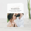Search for holiday wedding announcement cards Merrily married