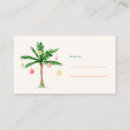 Search for palm tree place cards Watercolor