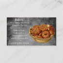Search for food industry business cards Bakery