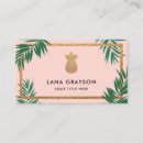 Search for fruit business cards Pineapple