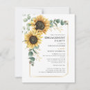 Search for sunflower engagement party invitations Greenery