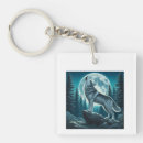 Search for wolf keychains Full moon
