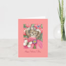Search for blank valentines day cards Kitten