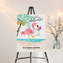 Search for flamingo wedding signs Watercolor