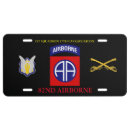 Search for airborne license plates 82nd