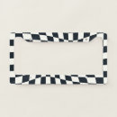 Search for plaid license plate frames Retro