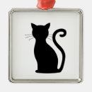 Search for black cat ornaments Kitten