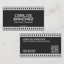 Search for video production business cards Videographer