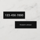 Search for phone number business cards Simple