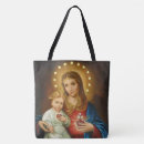 Search for blessed virgin mary tote bags Jesus