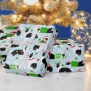 Search for border collie wrapping paper Blue