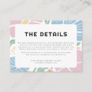 Search for retro wedding enclosure cards Chic