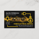 Search for electrical business cards Electrician