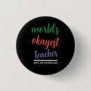 Search for teacher buttons Trendy