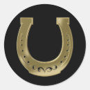 Search for gold horseshoe stickers Lucky