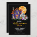 Search for haunted house invitations Purple