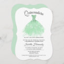 Search for mint green quinceanera invitations Glitter