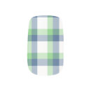 Search for blue and green nail art Plaid