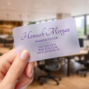 Search for frosted business cards Minimalist