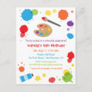 Search for paint birthday invitations Party
