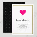 Search for hot pink black gold invitations Typography