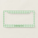 Search for green plaid pattern plates Pastel
