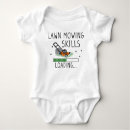 Search for mowing lawn baby clothes Gardener