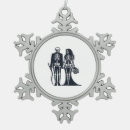 Search for bride and groom ornaments Black and white