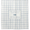 Search for blue plaid shower curtains Rustic