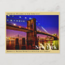 Search for brooklyn bridge postcards Illustration
