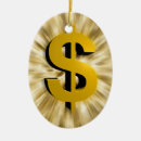 Search for dollar sign ornaments Gold