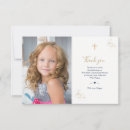 Search for thank you first communion invitations Gold cross