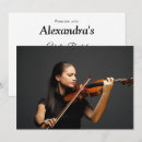 Search for classical music concert invitations Violin