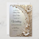 Search for pearl wedding invitations White