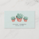 Search for house sitter business cards Modern