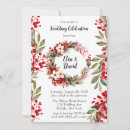 Search for christmas wedding invitations Watercolor