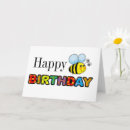 Search for honey bee birthday cards Bumblebee