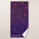 Search for purple flowers bath towels Abstract