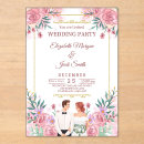 Search for tea wedding invitations Fall flowers watercolor leaves