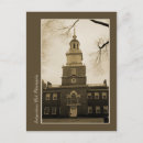 Search for independence hall postcards Liberty
