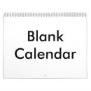 Search for blank calendars White