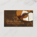 Search for violin business cards Tutor