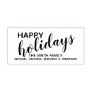 Search for happy holidays rubber stamps Festive