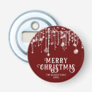 Search for christmas ornament bottle openers Red