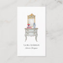 Search for furniture business cards Interior design