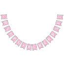 Search for birthday party bunting flags Pink